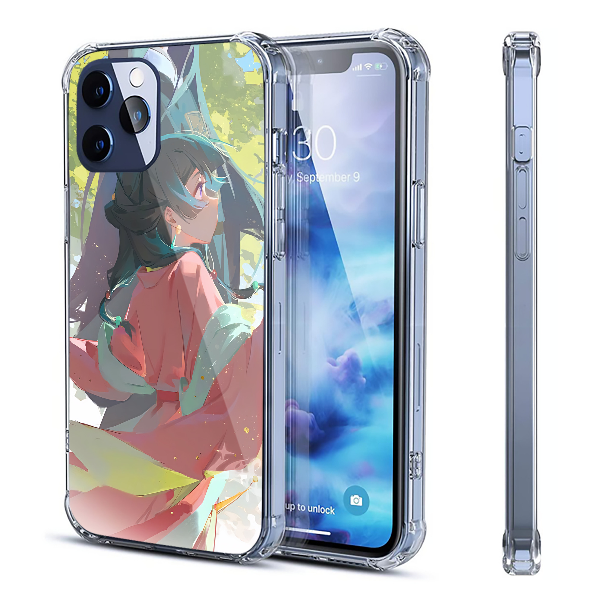 （画像用） 薬屋のひとりごと The Apothecary Diaries 【iPhone 12シリーズ対応】透明スマホケース（クリアソフトケース）